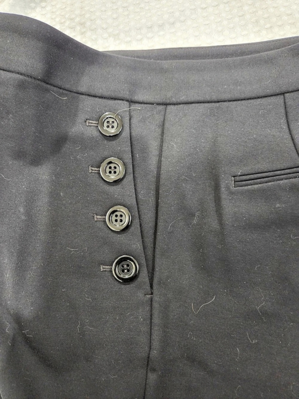Ann Taylor Black Flare Pants Size 2 - Picture 4 of 7